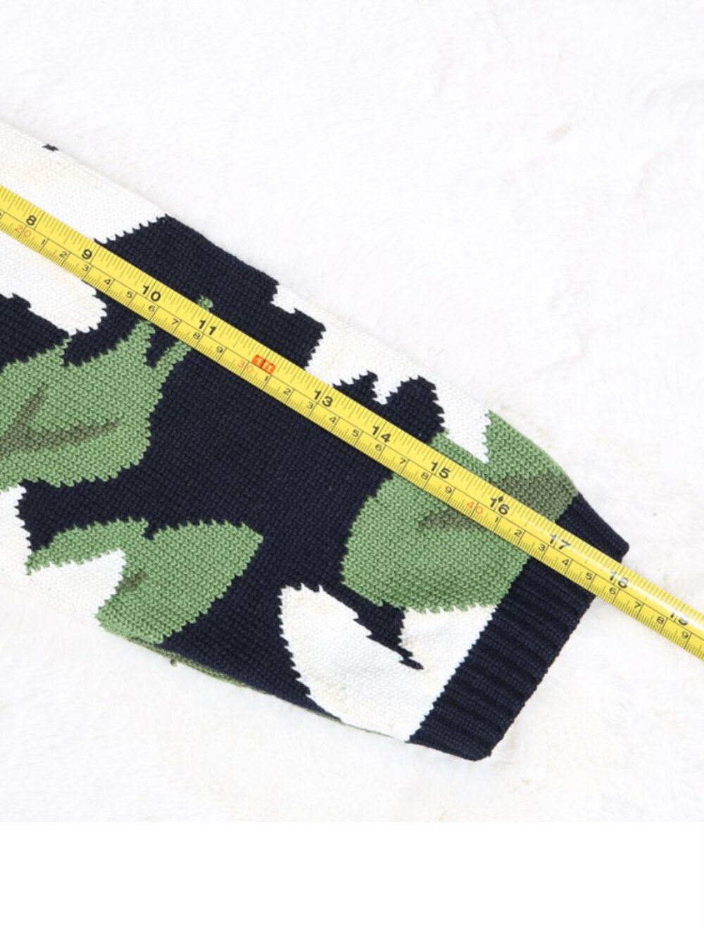 Vintage 1990s JONES NEW YORK 100% Cotton Graphic Daisy Sweater - Picture 12 of 13
